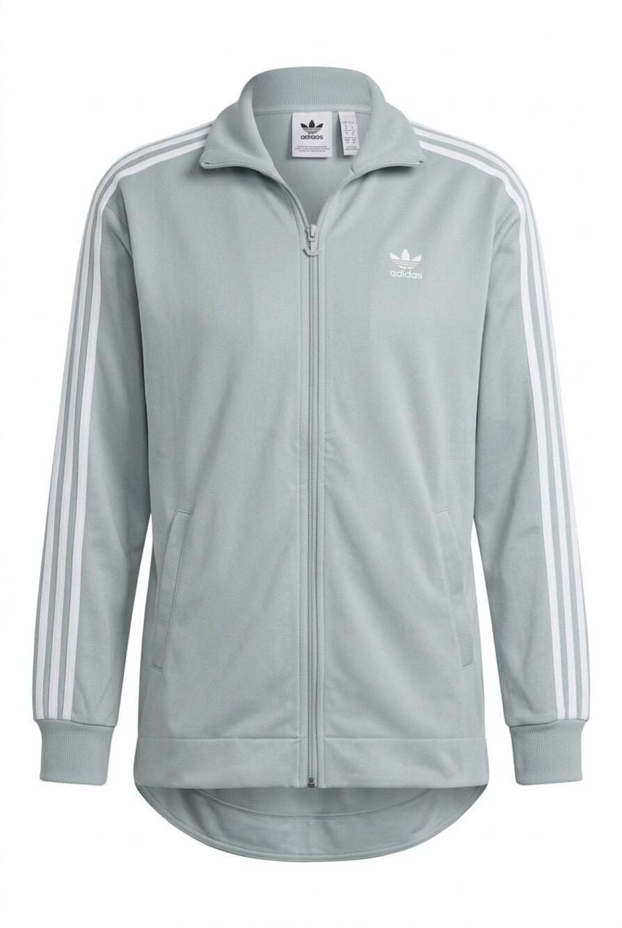 adidas Originals Adicolor Classics Long Track Jacket in Magic Grey